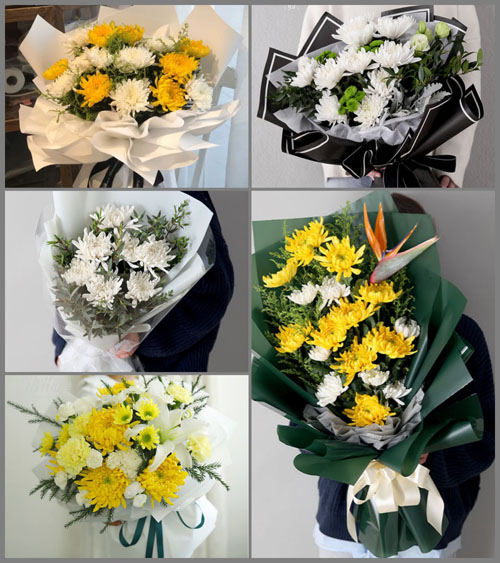 陕西延安市志丹县双河镇白事花束代送